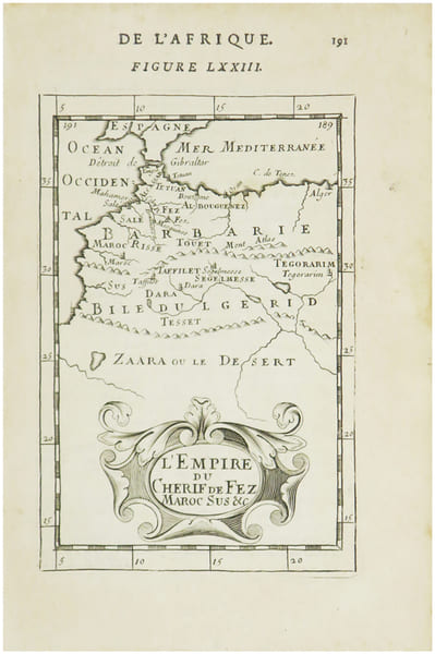  [MAROC] L'Empire du Cherif de Fez Maroc sus &c.. MANESSON-MALLET (Allain).