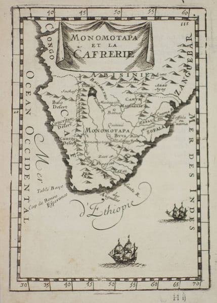  Monomotapa et la Cafr&eacute;rie.. MANESSON-MALLET (Allain).