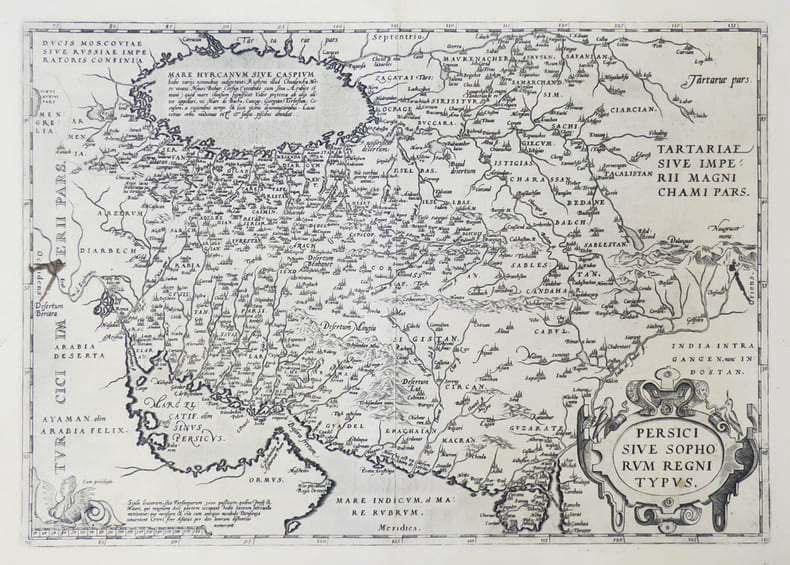 [PERSE] Persici sive Sophorum regni typus.. ORTELIUS (Abraham).