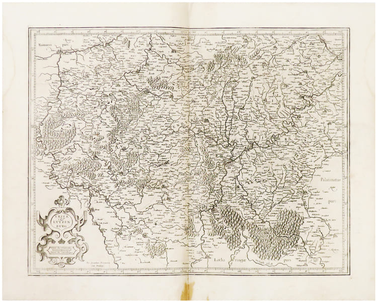  [LUXEMBOURG] Trier & Lutzenburg.. MERCATOR (Gerard).