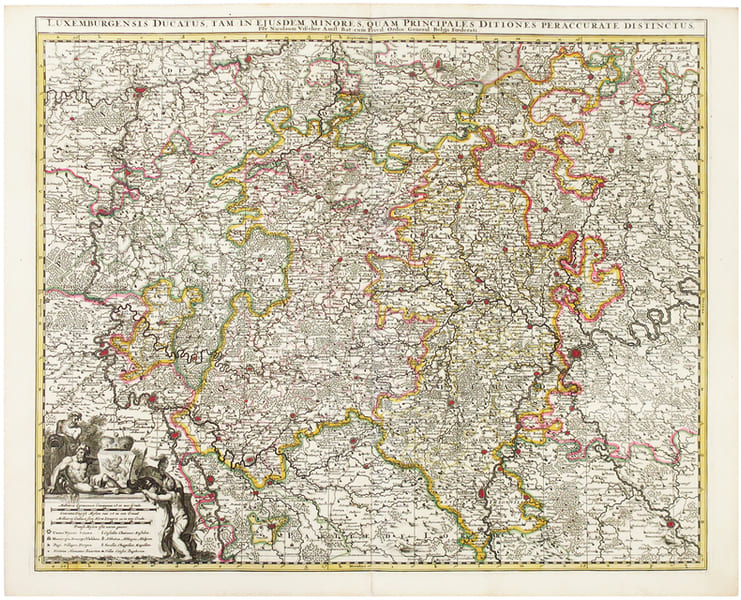 [LUXEMBOURG] Luxemburgensis ducatus.. VISSCHER (Nicolas).
