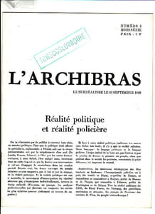L'Archibras numéro 5 : Le surréalisme le 30 septembre 1968