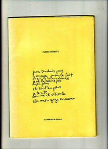 Cahier Terreux - De traits et de labours