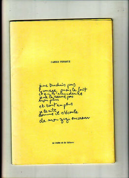Cahier Terreux - De traits et de labours. ANONYME / (Jean-Henri MEUNIER)