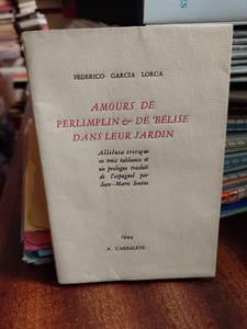 Amours de Perlimplin & de Bélise dans leur jardin