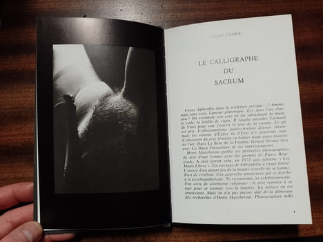 Cent photographies choisies dans la série "Deux mille photographies du sexe d'une femme". MACCHERONI Henri