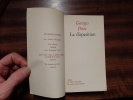 La disparition. PEREC Georges