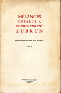 Mélanges offerts à Charles Vincent Aubrun
