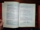 Actes du VIIe Congr&egrave;s International d'Esth&eacute;tique / Proceedings of the VIIth Congress of Aesthetics I & II. SOURIAU Etienne, GANTNER Joseph, ALER jan & ...