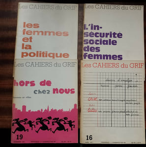 les Cahiers du Grif n° 4, 6, 16 & 19