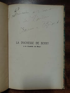 La duchesse de Berry et la citadelle de Blaye