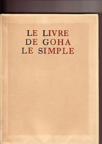 Le Livre de Goha le Simple