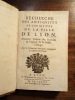 Recherche des antiquités et curiosités de la ville de Lyon , ancienne colonie des Romains & capitale de la Gaule celtique. SPON Jacob