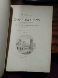 Recueil des compositions exécutées ou projetées. Première & deuxième partie