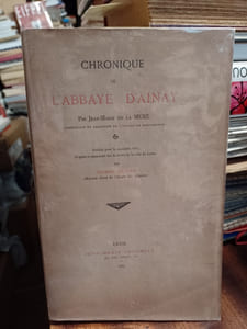 Chronique de l'Abbaye d'Ainay