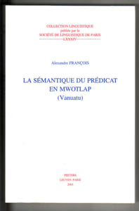 La sémantique du prédicat en mwotlap (vanuatu)