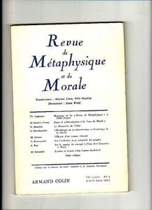 Revue de Métaphysique et de Morale n° 2