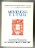 Montaigne e l'Italia. (MONTAIGNE) / Collectif