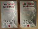 Les Temps Modernes n° 531 à 533 / volumes 1 & 2 - Témoins de Sartre. SARTRE Jean-Paul & al.