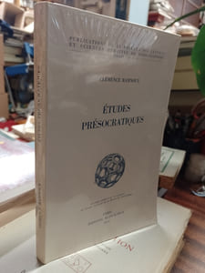 Etudes présocratiques