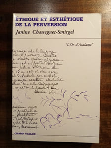 Ethique et esthétique de la perversion