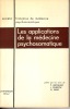 Les applications de la médecine psychosomatique. ABOULKER Pierre, CHERTOK Léon & SAPIR Michel
