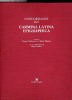 Concordanze dei Carmina Latina epigraphica. Pasqua COLAFRANCESCO e Matteo MASSARO / Maria Lisa RICCI 
