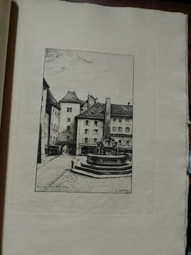 La plaisante et ancienne ville d'Annecy en Savoie. GRUFFAZ A., SERRAND François & Joseph