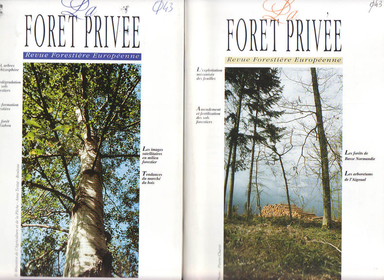 Le For&ecirc;t Priv&eacute;e n&deg; 202, 246, 247, 248, 249, 250, 251, 252, 253, 254, 255, 273, 274, 275, 276, 277, 278 et 279 . CHAVET Charles & al.