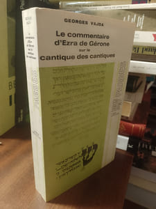 Le commentaire d'Ezra de Gérone sur le cantique des cantiques