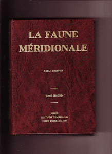 La faune méridionale. Tomes premier et second