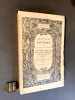 L'Espadon satyrique. Première édition critique, d'après l'édition originale de 1619, avec une préface, une bibliographie, un glossaire, des variantes ...