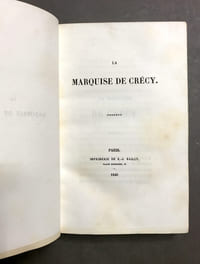 La Marquise de Crécy. 