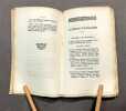 Almanach des Spectacles Continuant l'ancien Almanach des Spectacles Publié de 1752 à 1815... . 