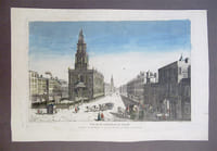 [Séville]. Vuë de la Cathédrale de Séville. [Eau-forte aquarellée].