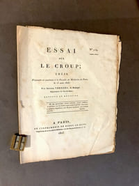 Essai sur le croup. Thèse présentée... à la Faculté de Médecine de Paris le 13 août 1823...