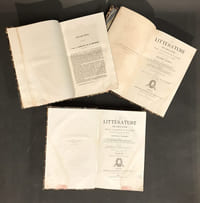 La littérature française Depuis la formation de la Langue jusqu'à nos jours. Lectures choisies... Quatrième édition...