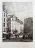 [Estampe]. Rue de La Cité (Ancienne Cité 1861) [Paris]. Eau-forte originale.. TRIMOLET (Alphonse)