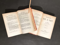 Philosophie de l'art. Sixième édition.