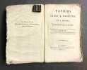 Papiers saisis à Bareuth ; et à Mende, département de la Lozère. Publié par ordre du gouvernement.. [ANONYME]