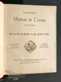 Nouveaux Modèles de Coloris pouvant être exécutés avec des crayons de couleur, ou des crayons pastels. 