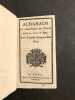 Almanach historique du département de l'Yonne et de la ville de Sens, pour l'année Grégorienne 1819 [1820] [1821]. . 