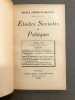 Cercle Joseph de Maistre. Etudes Sociales et Politiques. Premi&egrave;re ann&eacute;e. F&eacute;vrier-mars 1907. . [COLLECTIF]