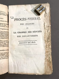 Procès-verbal des séances de la chambre des députés des départemens, des mois de janvier et février 1816.