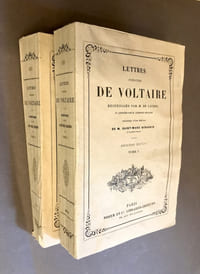 Lettres inédites de Voltaire recueillies par M. de Cayrol et annotées par M. Alphonse François.. Précédées d'une préface de M. Saint-Marc Girardin... Deuxième édition.
