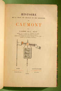 Histoire de la ville, du château et des seigneurs de Caumont. 