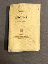 Les Amours. Traduction nouvelle par Victor Develay.