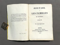 Jeanne et Louise,. Ou les familles de transportés.