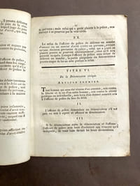 Loi N° 1350 Concernant la Police de Sûreté, la Justice criminelle & l'établissement des Jurés. Donnée à Paris, le 29 Septembre 1791.