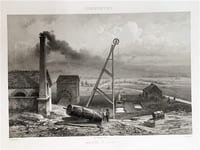[Lithographie]. Commentry. Machine St Louis. 